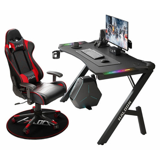 ERGONOMIC GAMING DESK Gaming Table Computer Desk 140cm