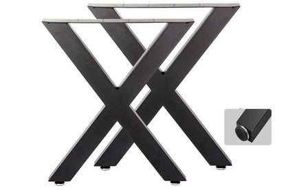 Metal Table Legs desk Bench Legs X Shape