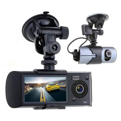 Dual Car Dash Camera with GPS - Front and Rear