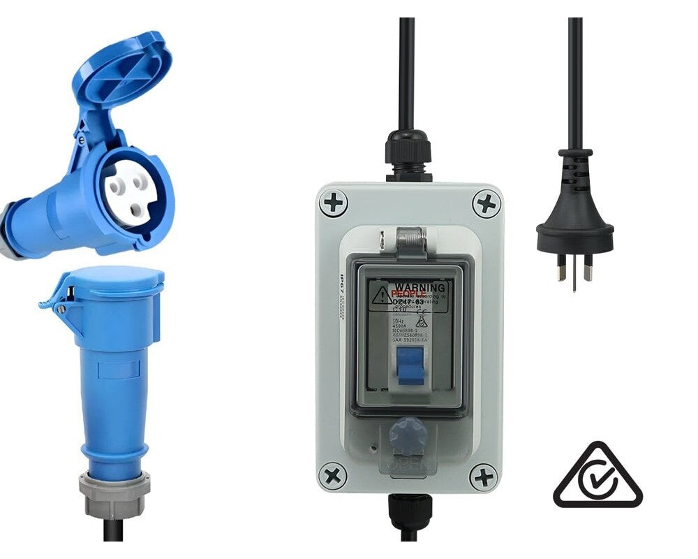 Caravan Extension Cable Adaptor IP65