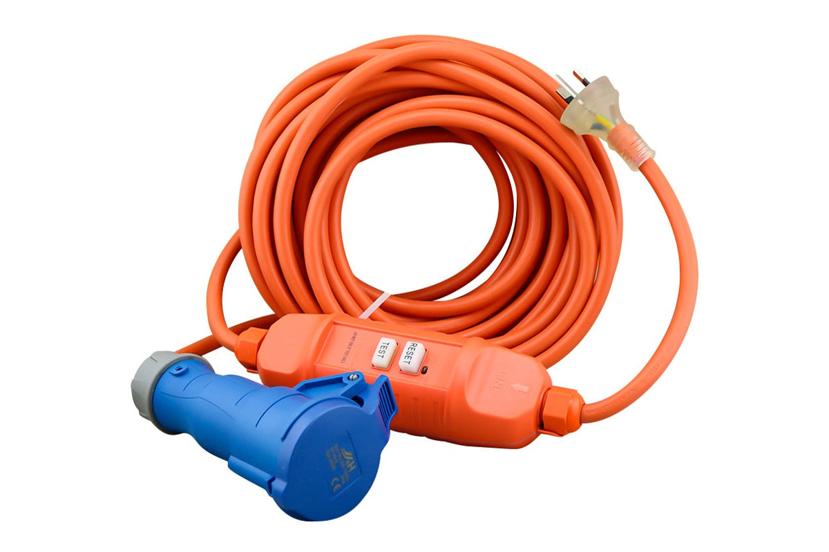 Caravan Lead Camping Lead 10A to 16A RCD Lead Cable 10M