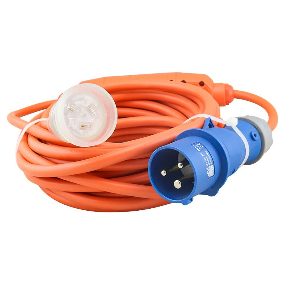 Caravan Lead Camping Lead 16A to 10A RCD Lead Cable 10M