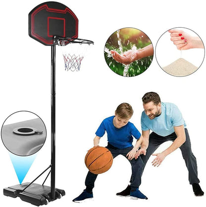 Adjustable Portable Basketball Hoop 2.1 M
