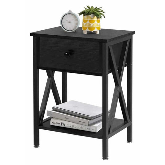 Bedside Table with Drawers Brand New