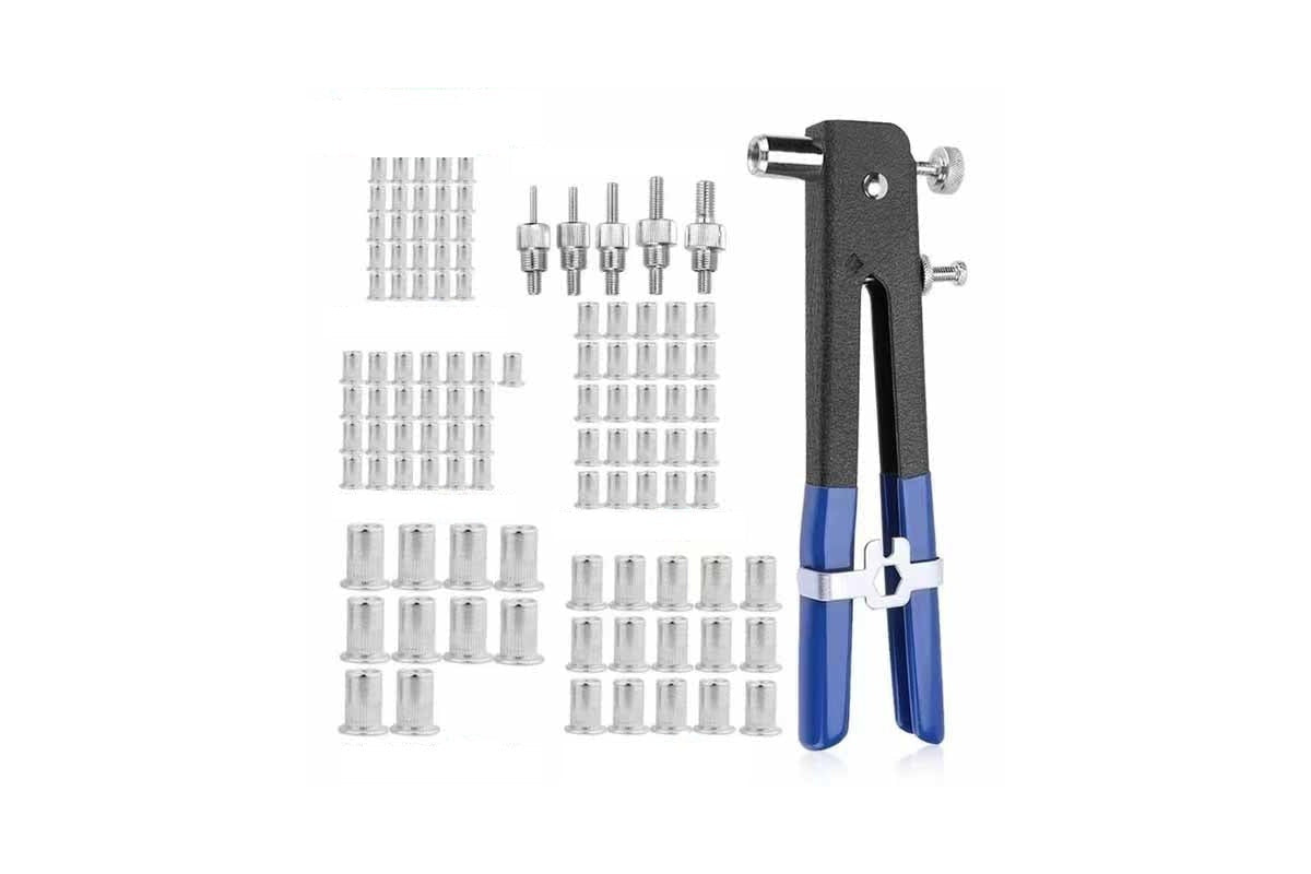 Nut Rivet Riveter Gun Riveting Kit