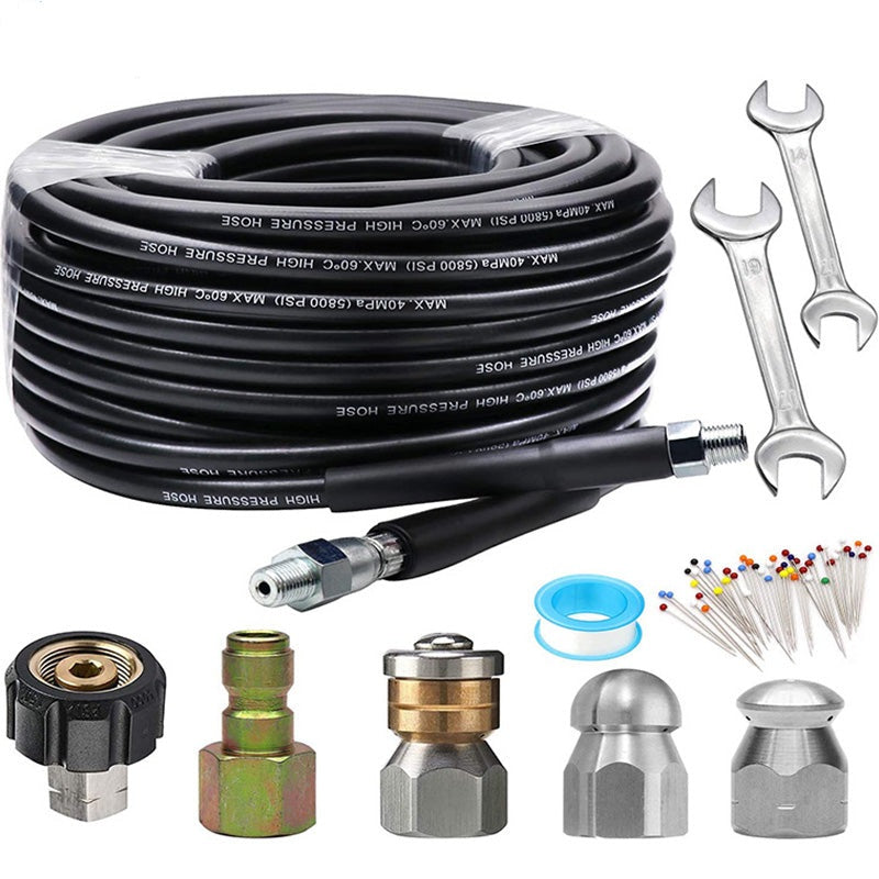 Drain/Pipe Cleaning Kit for Pressure Washers 15m