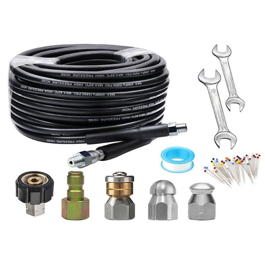 Drain Cleaner Kit for Pressure Washers 30m