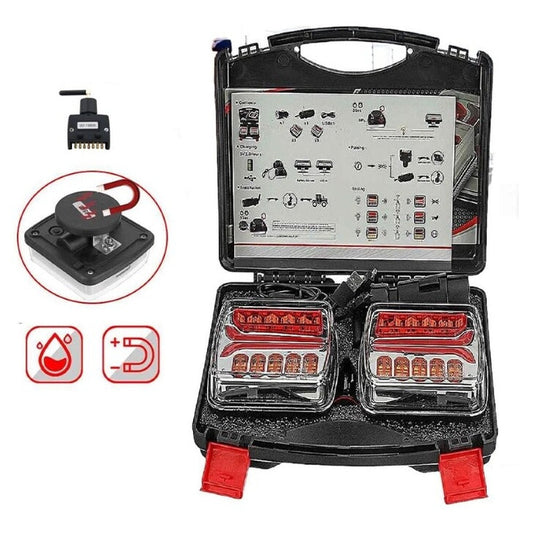 Trailer Light Magnetic Wireless LED Trailer Truck Tail Lights