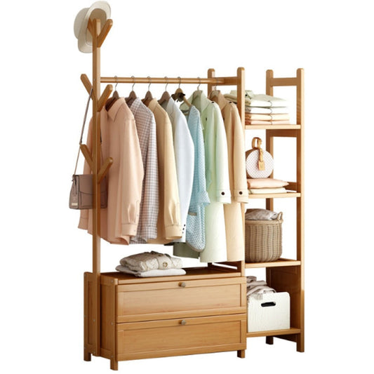 Cloth Rack Coat Rack Bamboo Wardrobe