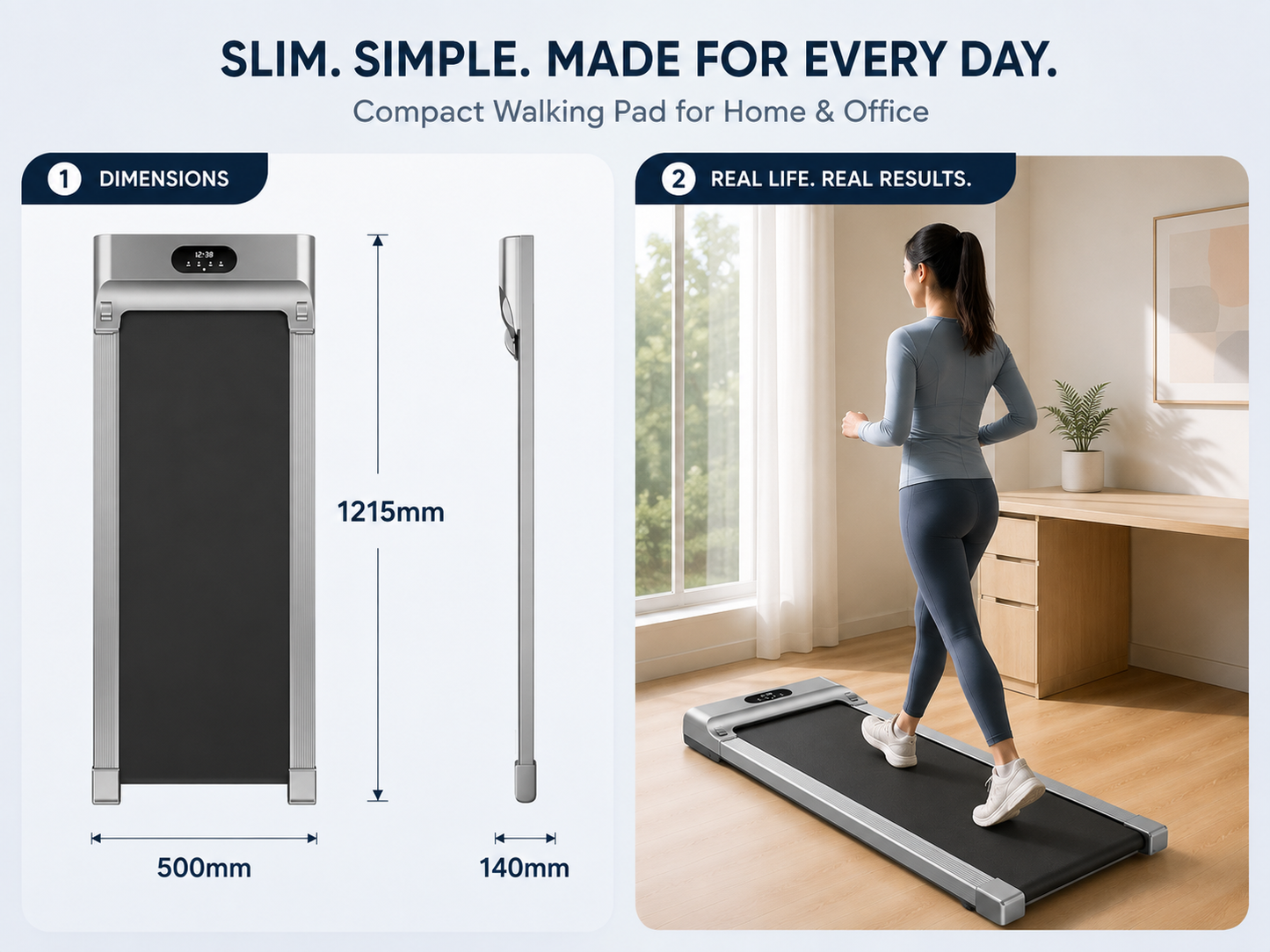 Walking Treadmill Exercise Flat Running Treadmill