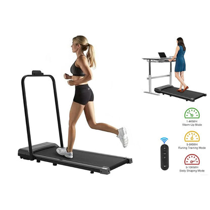 Foldable Walking Pad Treadmill Compact Flat