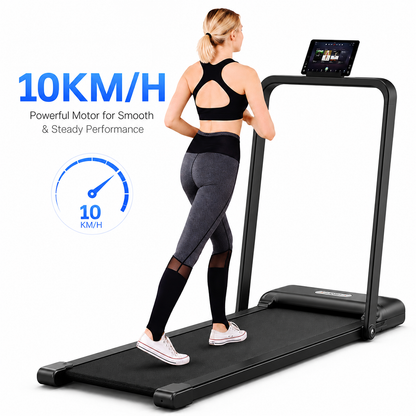 Foldable Walking Pad Treadmill Compact Flat