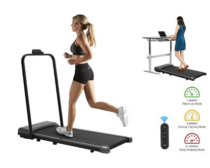 Foldable Walking Pad Treadmill Compact Flat