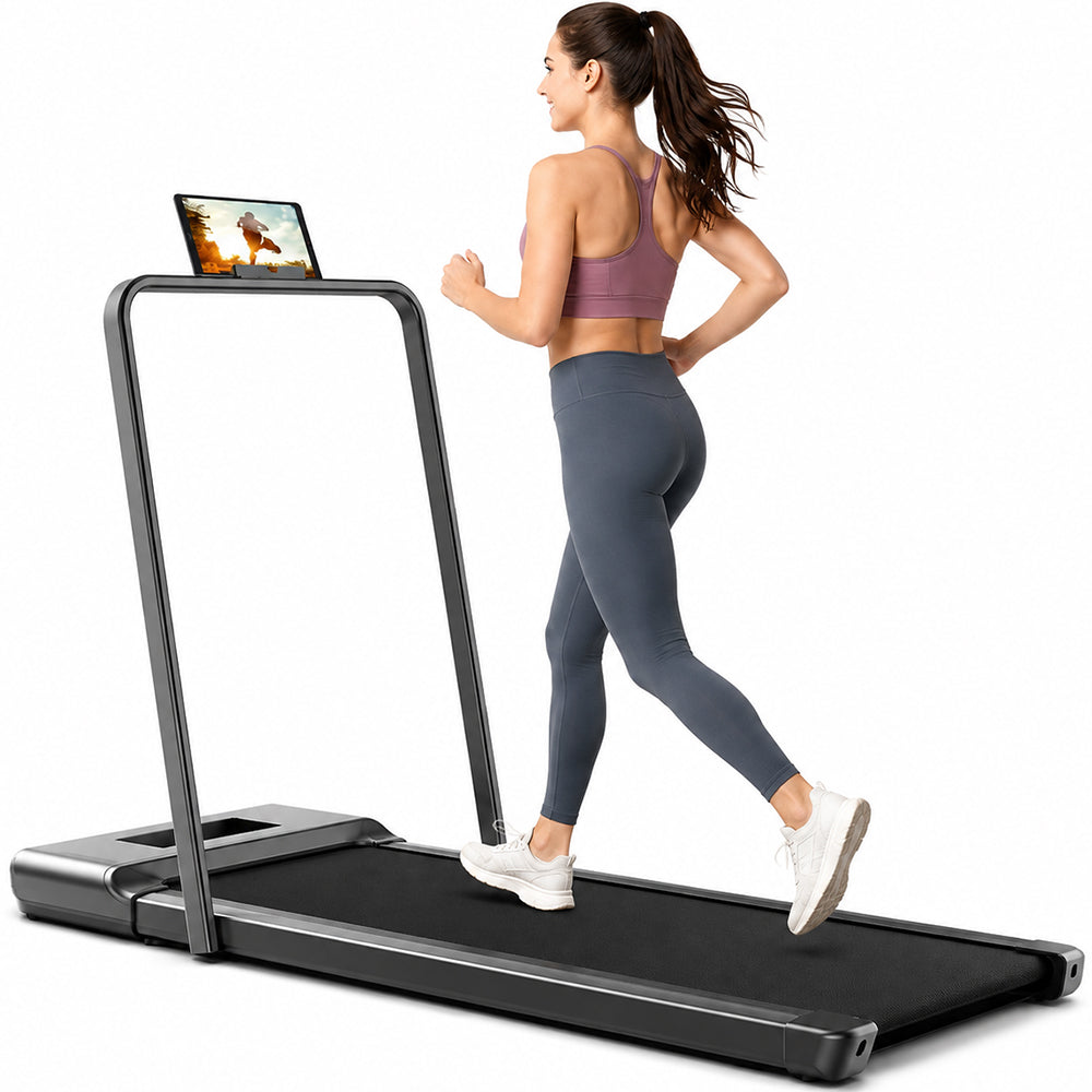 Foldable Walking Pad Treadmill Compact Flat