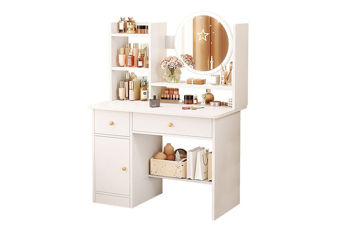 Dressing table with LED Mirror