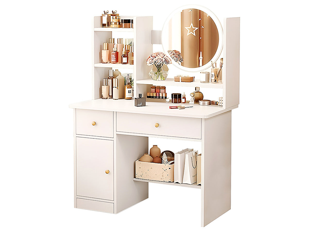 Dressing table with LED Mirror