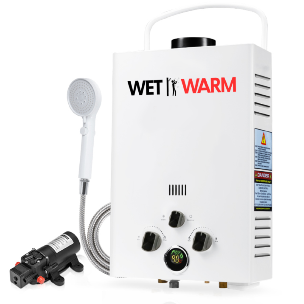 Gas Water Heater 8L + 12V Pump