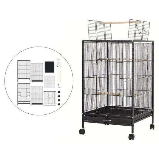 Bird Cage Parrot Aviary Perch Carrier