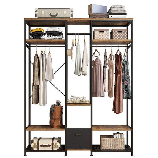 Metal Wardrobe Clothes Rack Clothes Organizer