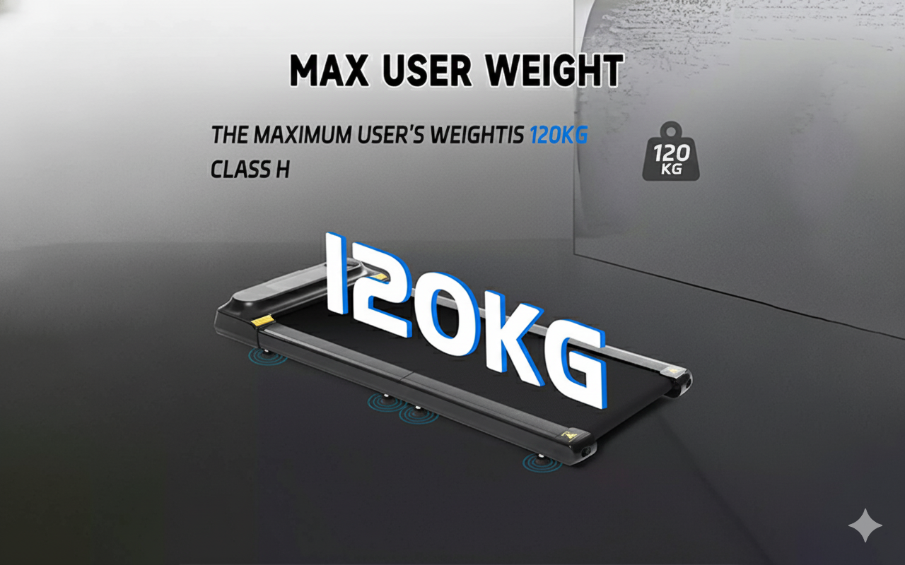 Foldable Walking Pad Treadmill Compact Flat