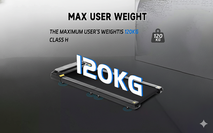 Foldable Walking Pad Treadmill Compact Flat