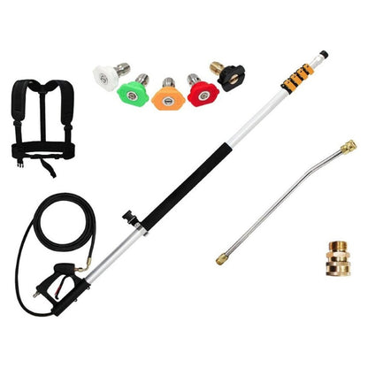 Telescoping Pressure Washer 6.2m Pole with Harness