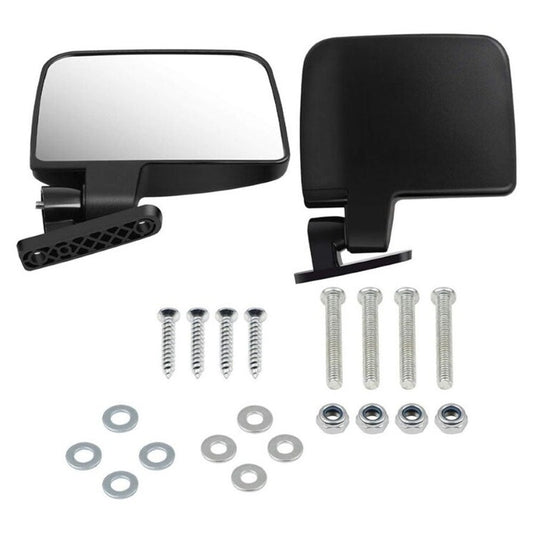 Golf Cart Side Mirrors, Rear View Mirror for Club Car EZGO Yamaha