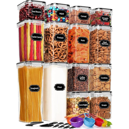 Food Storage Container Set Kitchen and Pantry Containers 14PCS