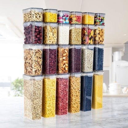 Food Storage Container Set Kitchen and Pantry Containers 24PCS