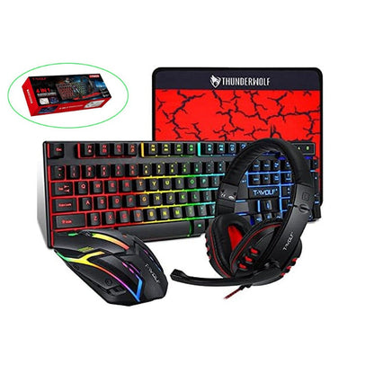 Gaming Keyboard Mouse Headphone Set