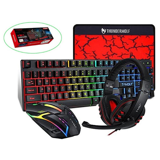 Gaming Keyboard Mouse Headphone Set