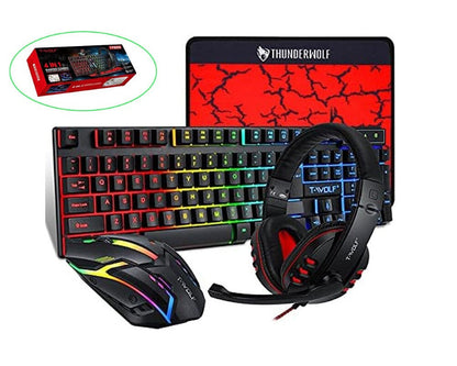 Gaming Keyboard Mouse Headphone Set