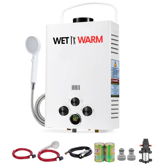 Gas Water Heater 8L + 12V Pump
