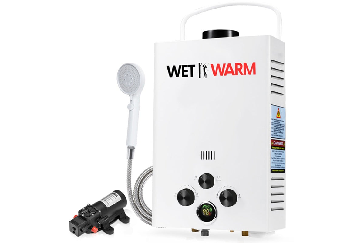 Gas Water Heater 8L + 12V Pump