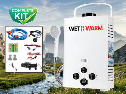 Gas Water Heater 8L + 12V Pump