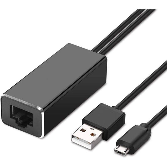 USB Ethernet Adapter for Firestick, Fire TV, Chromecast Ultra/2/1/Audio