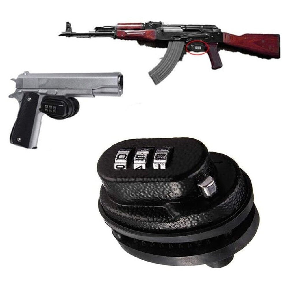 Trigger Gun Lock Safety Combination