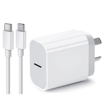 iPhone Fast Charger, 20W Adapter with USB-C to Lightning  Cable Compatible with iPhone 14/13/12/11/X/9, iPad, AirPods