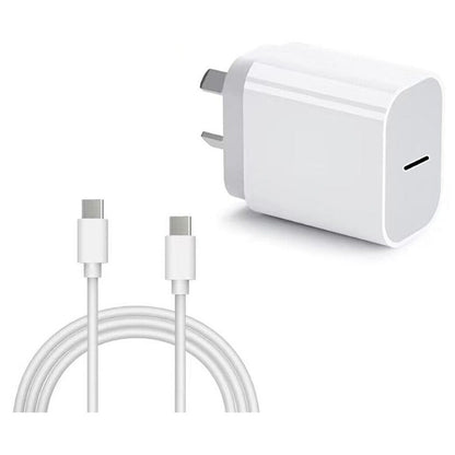 iPhone Fast Charger, 20W Adapter with USB-C to USB-C  Cable