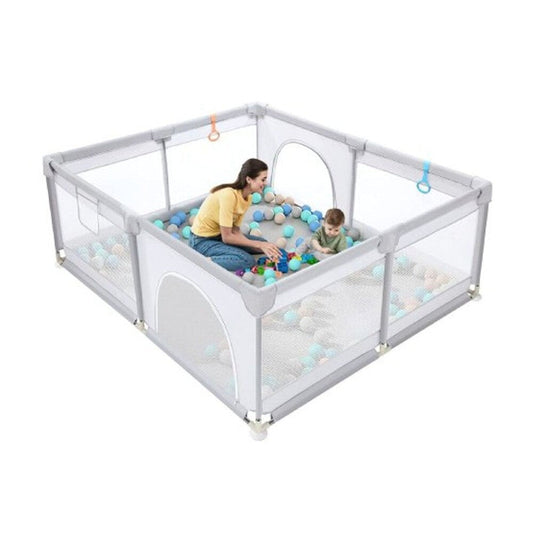 Portable Baby Playpen Fence Gate Wall Fence Barrier Play Gym Mat 2000cm