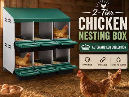 Chicken Nesting Box With 6 nests