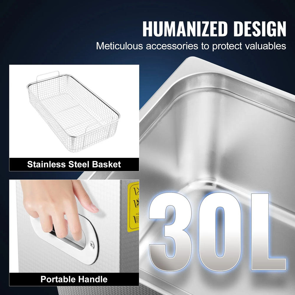 Ultrasonic Cleaner 30L Heated Ultrasonic