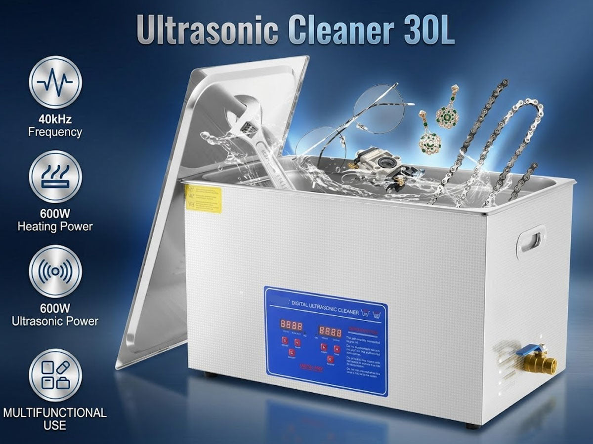 Ultrasonic Cleaner 30L Heated Ultrasonic