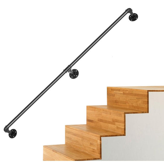 Industrial Pipe Stair Handrail 210CM