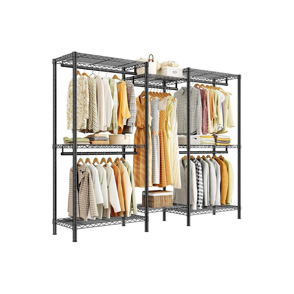 Metal Wardrobe Clothes Rack Clothes Organizer