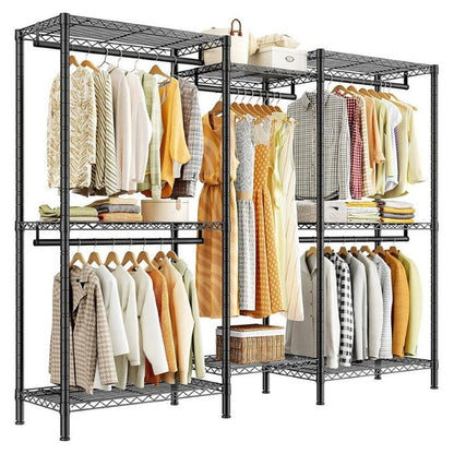 Metal Wardrobe Clothes Rack Clothes Organizer
