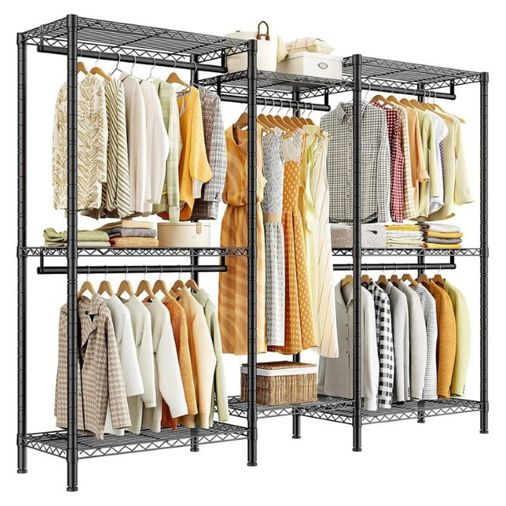 Metal Wardrobe Clothes Rack