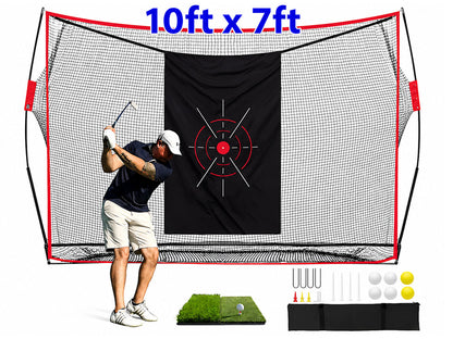 Golf Practice net with Target