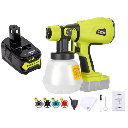 Cordless Paint Spray Gun for Ryobi Battery