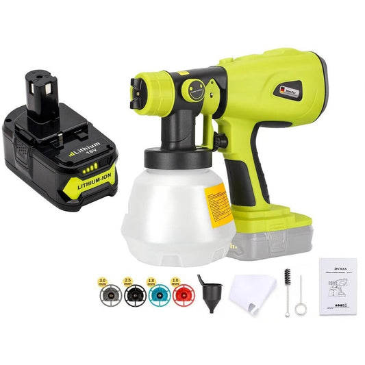 Cordless Paint Spray Gun for Ryobi Battery